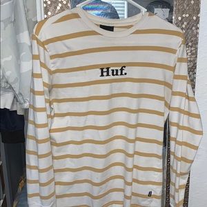 Huf Krueger Striped Long Sleeve T-Shirt  (Small)